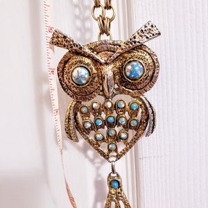 70s Owl Necklace
